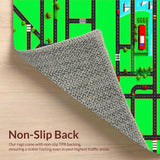 Playful Cityscape Road Map(Green)