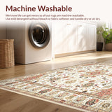 Boho Floral Geometric in Beige and Taupe(Ivory)