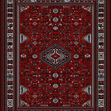 Elegant Symmetrical Geometric Arrangement(Red)