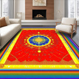 Whimsical Colorful Tapestry Design(Red)