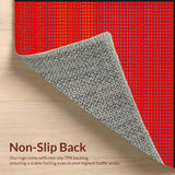 Modern Cheerful Circle Motif(Red)