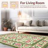Vintage Floral Botanical Motif(Beige)
