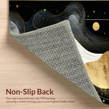 Chic Gold Foil Geometric Motif(Black)