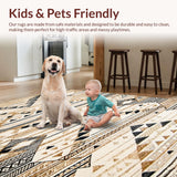 Minimalist Geometric Wave Design(Beige)