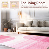 Minimalist Light Pink Brushstroke Motif(Pink)