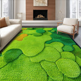 Modern Artistic Moss Textural Contrast(Green)