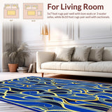 Contemporary Gradient Swirls(Blue)