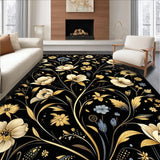 Rustic Floral Charm with Contrast(Gold)