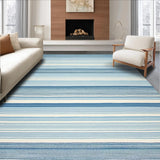 Modern Beach Stripe Design Floor for Decks(Blue)