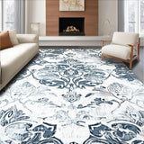 Modern Vintage Inspired Floral Print(Blue)