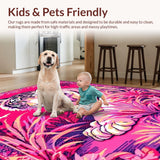 Lively Colorful Tiger Motif(Pink)