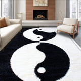 Minimalist Black and White Entryway Welcome(Black)