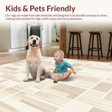 Modern Cream and Beige with Waynetown Artistic(Beige)