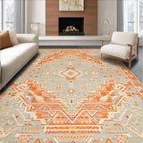 Classic Neutral Toned Lattice Artwork(Gray)