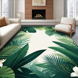 Vibrant Green Botanical Serenity(Green)