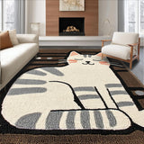 Modern Playful Feline Design(Gray)