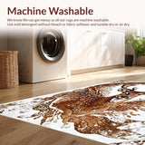 Faux Sika Deer Hide Accent(Brown)