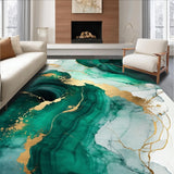 Modern Geometric Emerald Elegance(Green)
