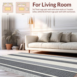 Minimalist Wide Stripe Coastal Theme(Gray)