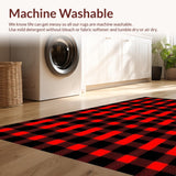 Chic Layered Plaid Decoration(Red)