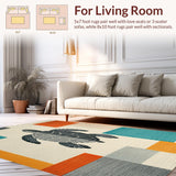 Modern Turtle Surfboard With Vibrant Ocean Inspired Color Blocks(Beige)