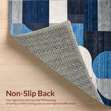 Minimalist Linear Lattice Aesthetic(Blue)