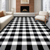Sleek Modern Geometric Contrast(Black)