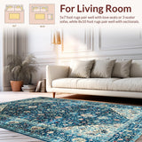 Rustic Ethnic Patterned Design(Blue)