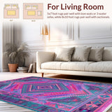 Chic Teal and Pink Mosaic Blend(Pink)