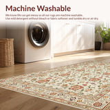 Artful Rustic Ogee Print(Beige)