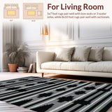 Modern Black White Tiled Aesthetic(Black)