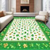 Luxurious Clover Print Elegance(Green)
