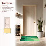 Contemporary Faded Kids Playroom(Green)