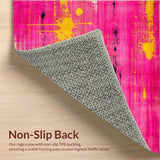 Artistic Distressed Symmetrical Design(Pink)