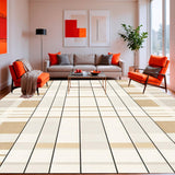 Modern Beige/White(Beige)