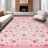 Whimsical Pink Trellis Delight(Pink)