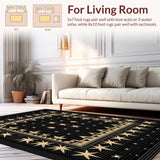 Chic Earthy Primitive Star(Black)