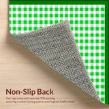 Fresh Earthy Green Tiled Design(Green)