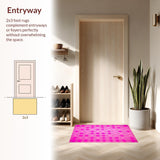 Adorable Fluffy Tiled Look(Pink)