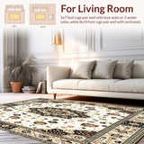 Boho Runner Beige/Dark Brown(Beige)