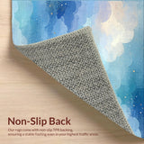 Charming Whimsical Cloud Motif(Blue)