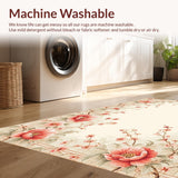 Contemporary Geometric Floral Fusion(Beige)