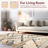 Minimalist Geometric Wave Design(Beige)