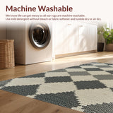 Charcoal Checkered Modern Entryway(Beige)