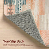 Artful Salmon and Beige Fusion(Orange)