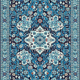 Chic Vintage Blue Tiled(Blue)