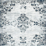 Artistic Abstract Floral Motif(Gray)