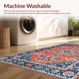 Rustic Floral Medallion Harmony(Red)