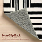Striking Monochrome Striped Aesthetic(Black)