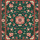 Charming Antique Floral Composition(Green)